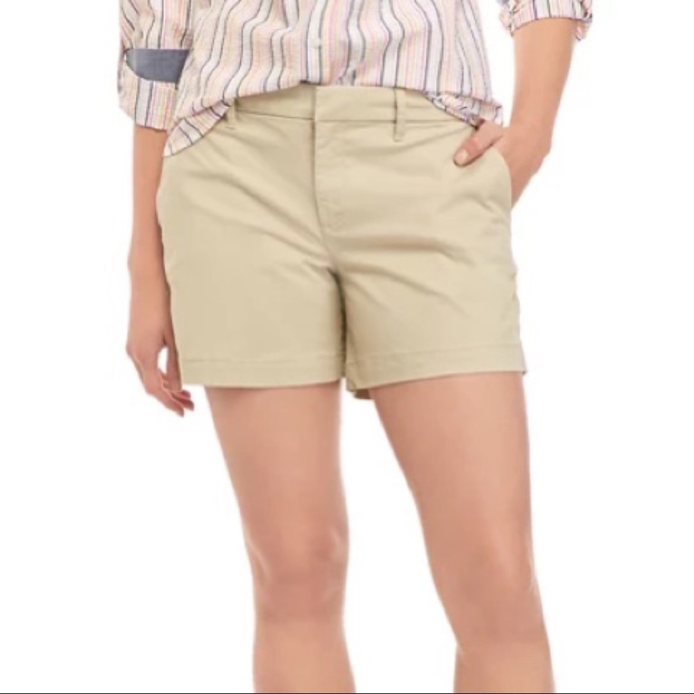 Tommy Hilfiger Hollywood Chino Khaki Shorts Beige Cream